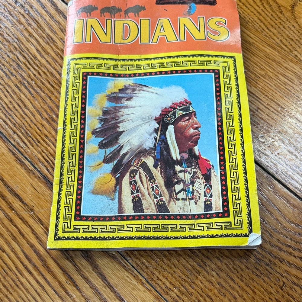 Vintage Native American booklet from Mike Roberts Color Production.  Dated 1973.